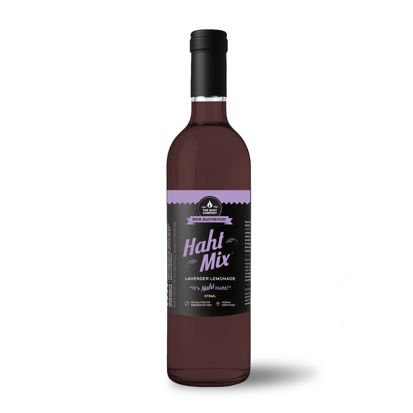 Haht Mix: Lavender Lemonade (375ml) approx 12oz.